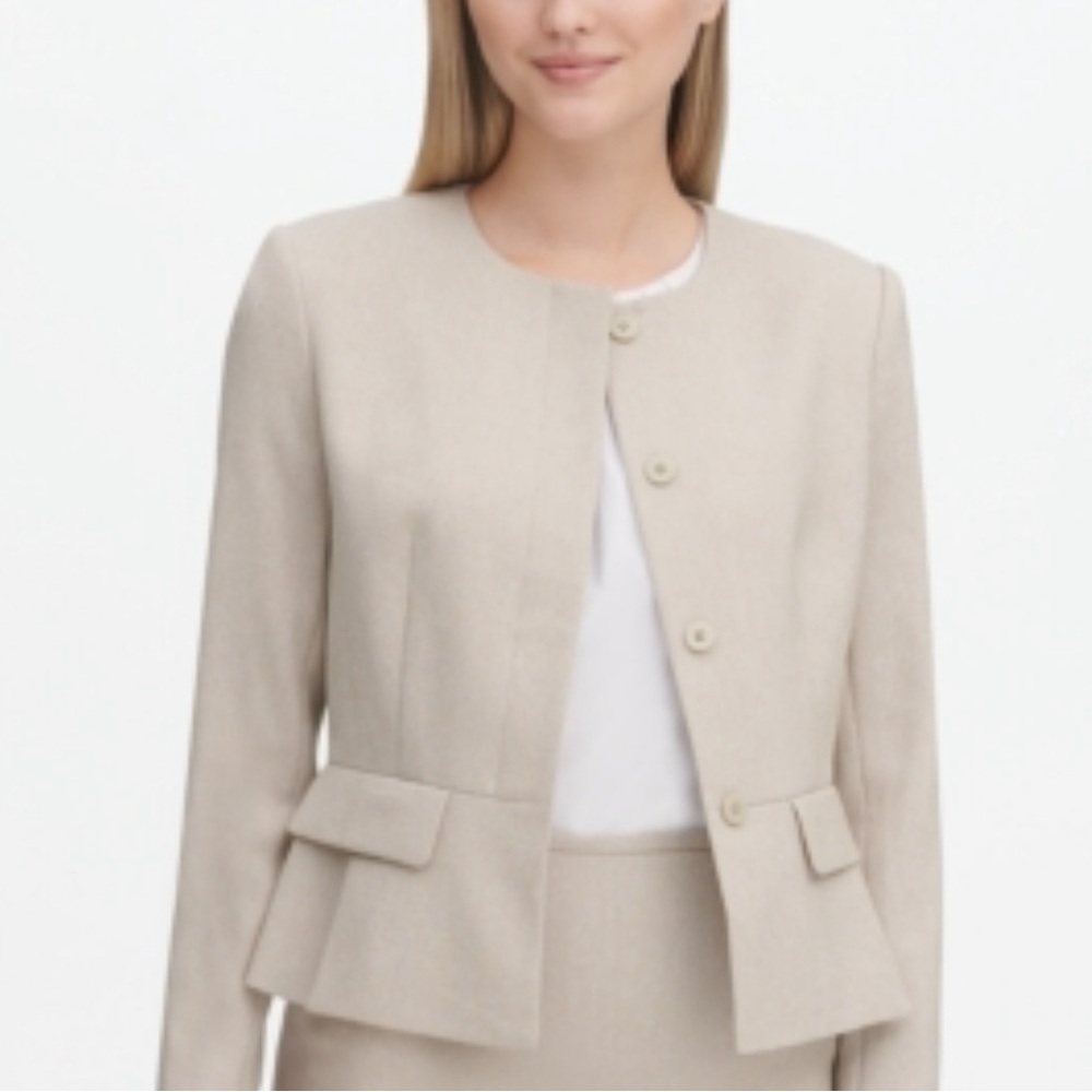 Calvin Klein size 4 button down coat